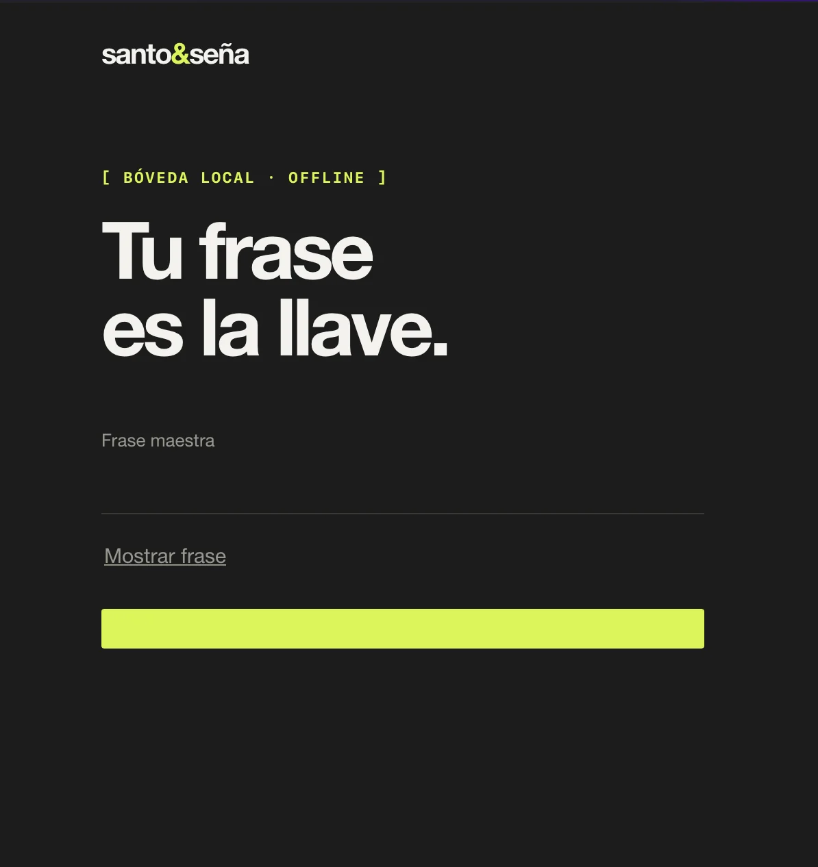 Santo&Seña